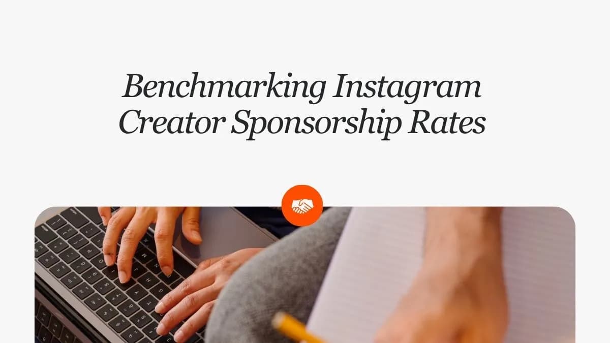 Benchmarking Instagram Creator Sponsorship Rates