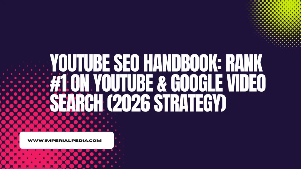 YouTube SEO Handbook Rank 1 Video Search 2026