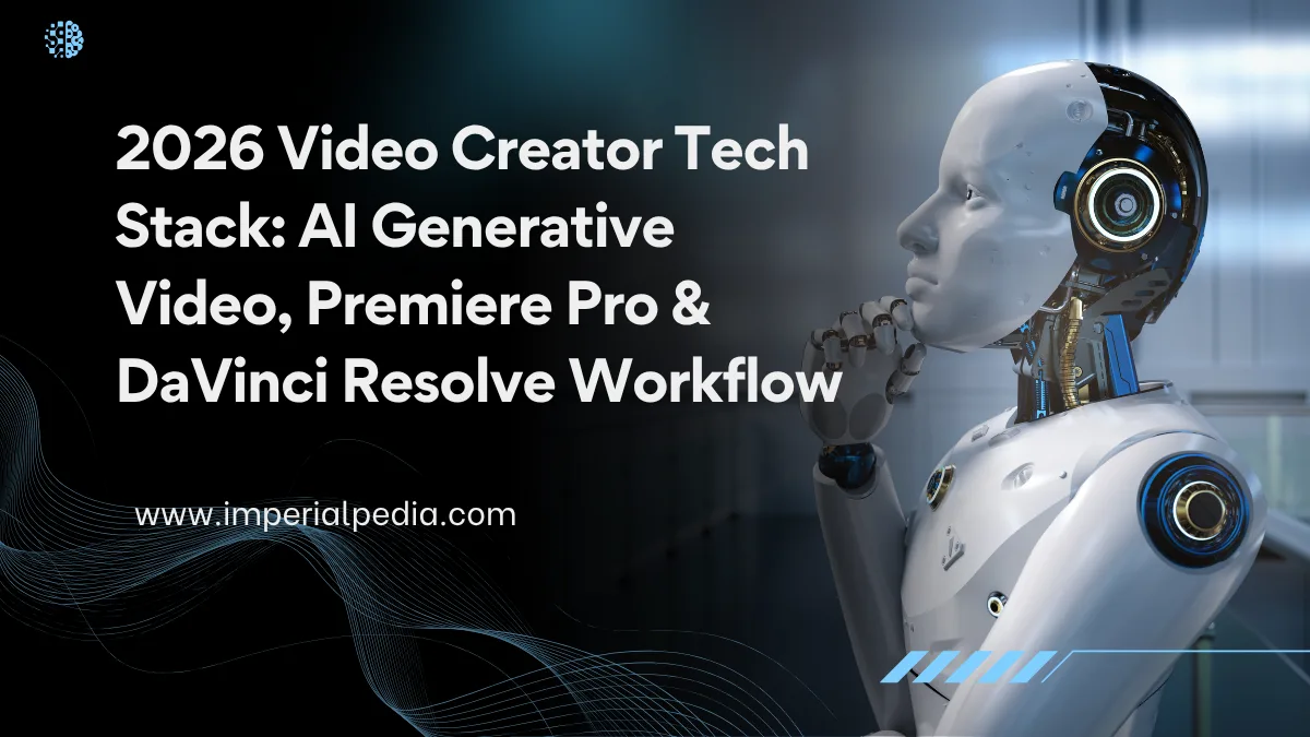 2027 video creator tech stack: ai generative video, premiere pro & davinci resolve workflow