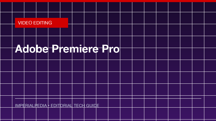 Adobe Premiere Pro Handbook 2026