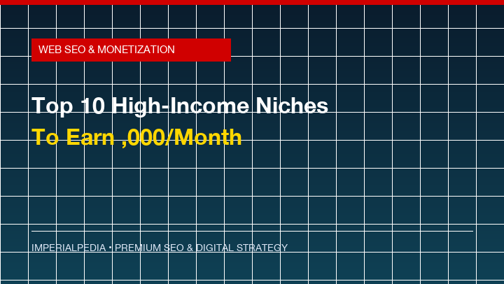Top 10 Trending Website Niches for High RPM
